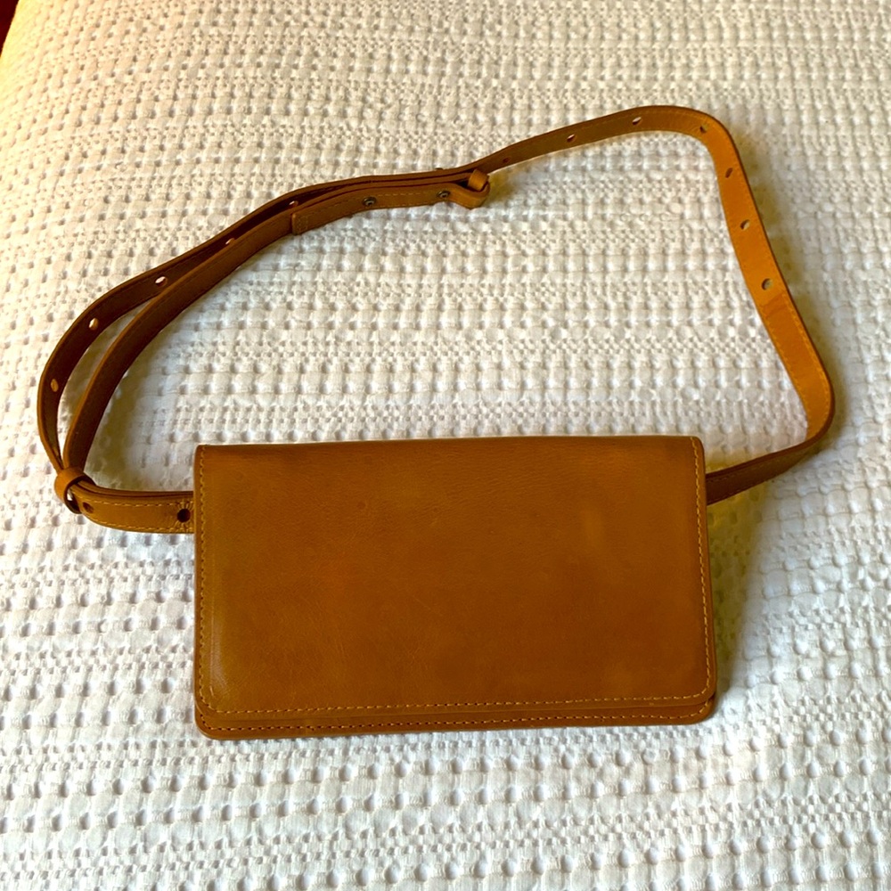 Able Karla Belt Bag in Cognac Leather